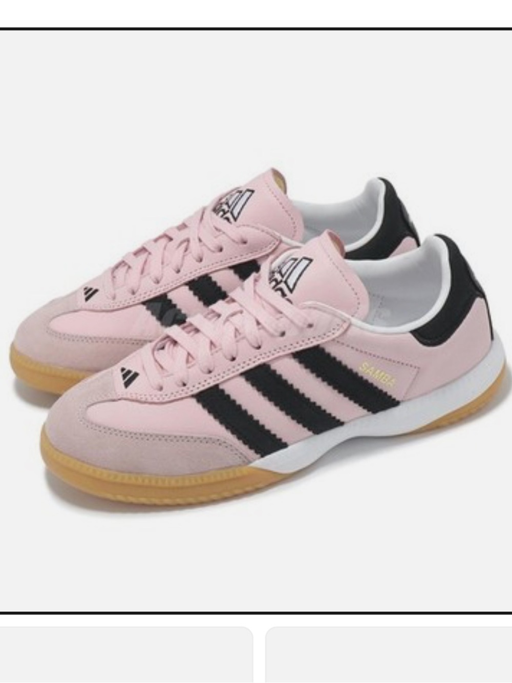 Adidas Samba Sneakers in Pink and Black